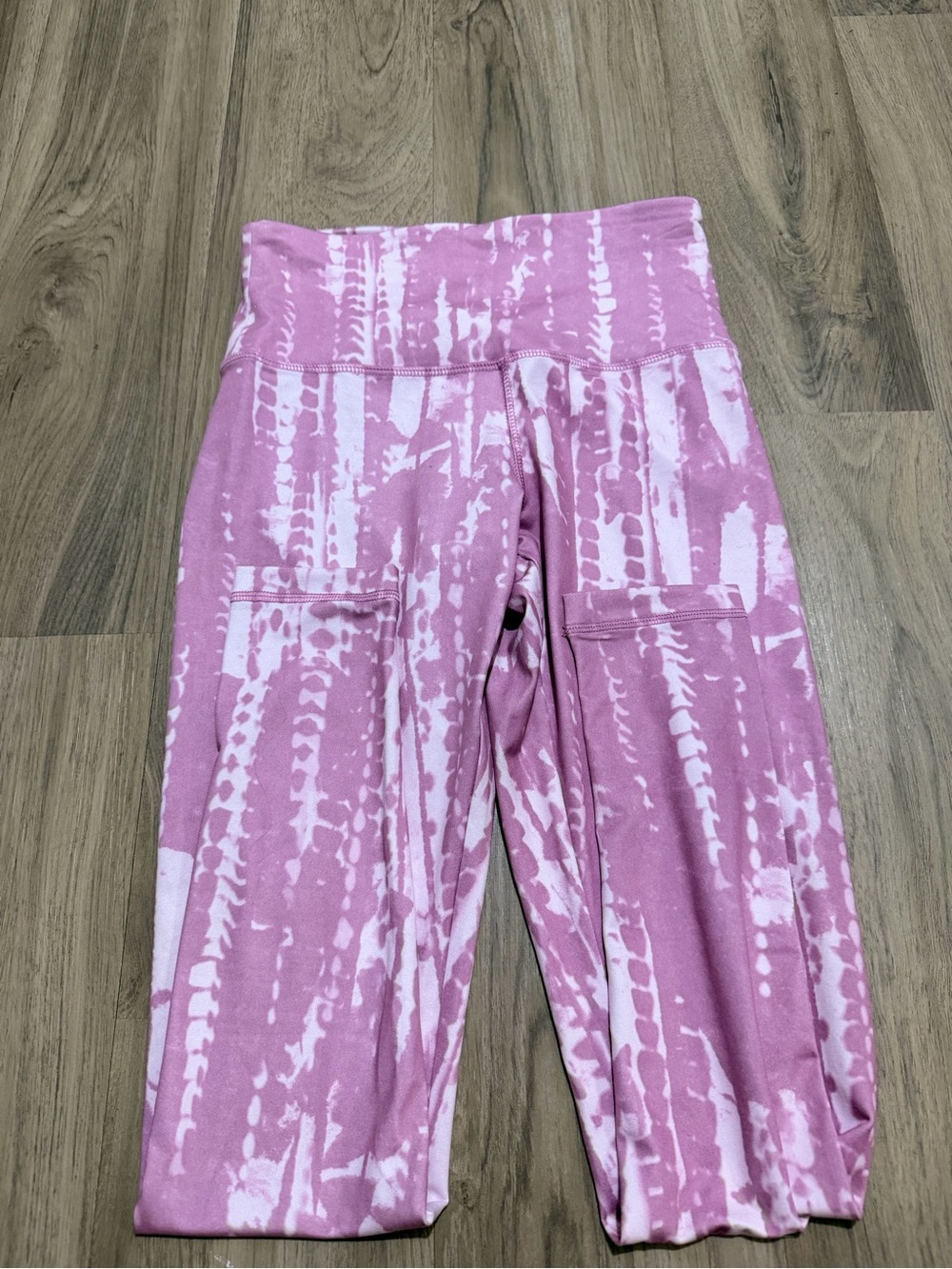 Girls' Pink Tie-Dye Track Joggers